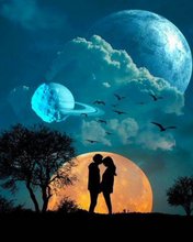 Load image into Gallery viewer, Moon, Planets and Love