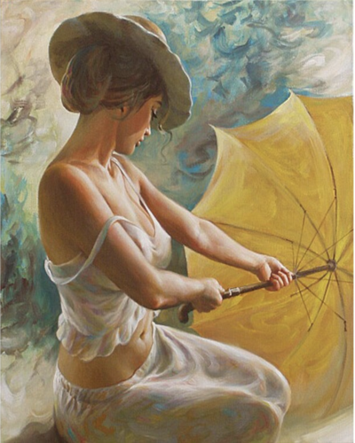 Lady in the sun